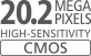 Matryca CMOS o rozdzielczości 20,2 MP