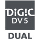 Podwójny procesor DIGIC DV5
